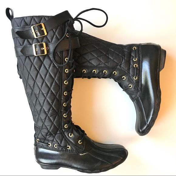 sperry tall duck boots